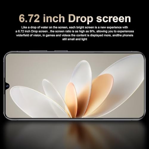 Unlocked Smartphone 4GB 64GB Android 13 6.72" 6000mAh Dual SIM Purple K162