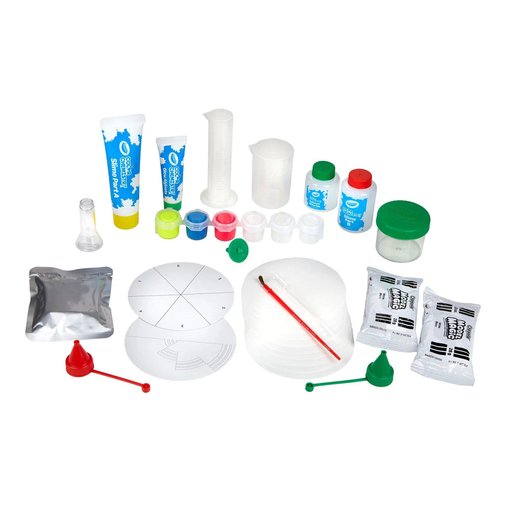 Glow Color Chemistry Lab Set, Science Kit for Kids, STEM Toy M646