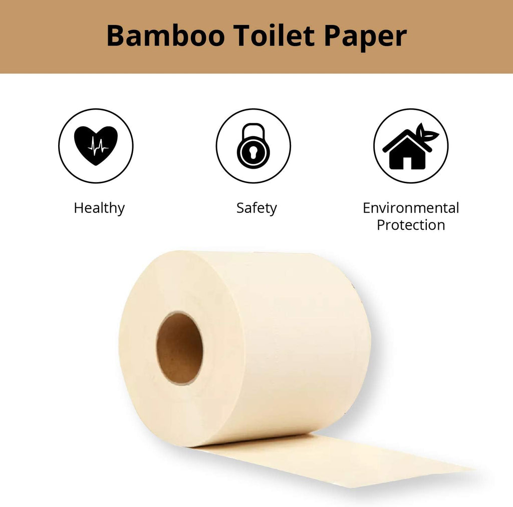 Bamboo Toilet Paper, 40 Mega Rolls, 10000 Sheets S81714