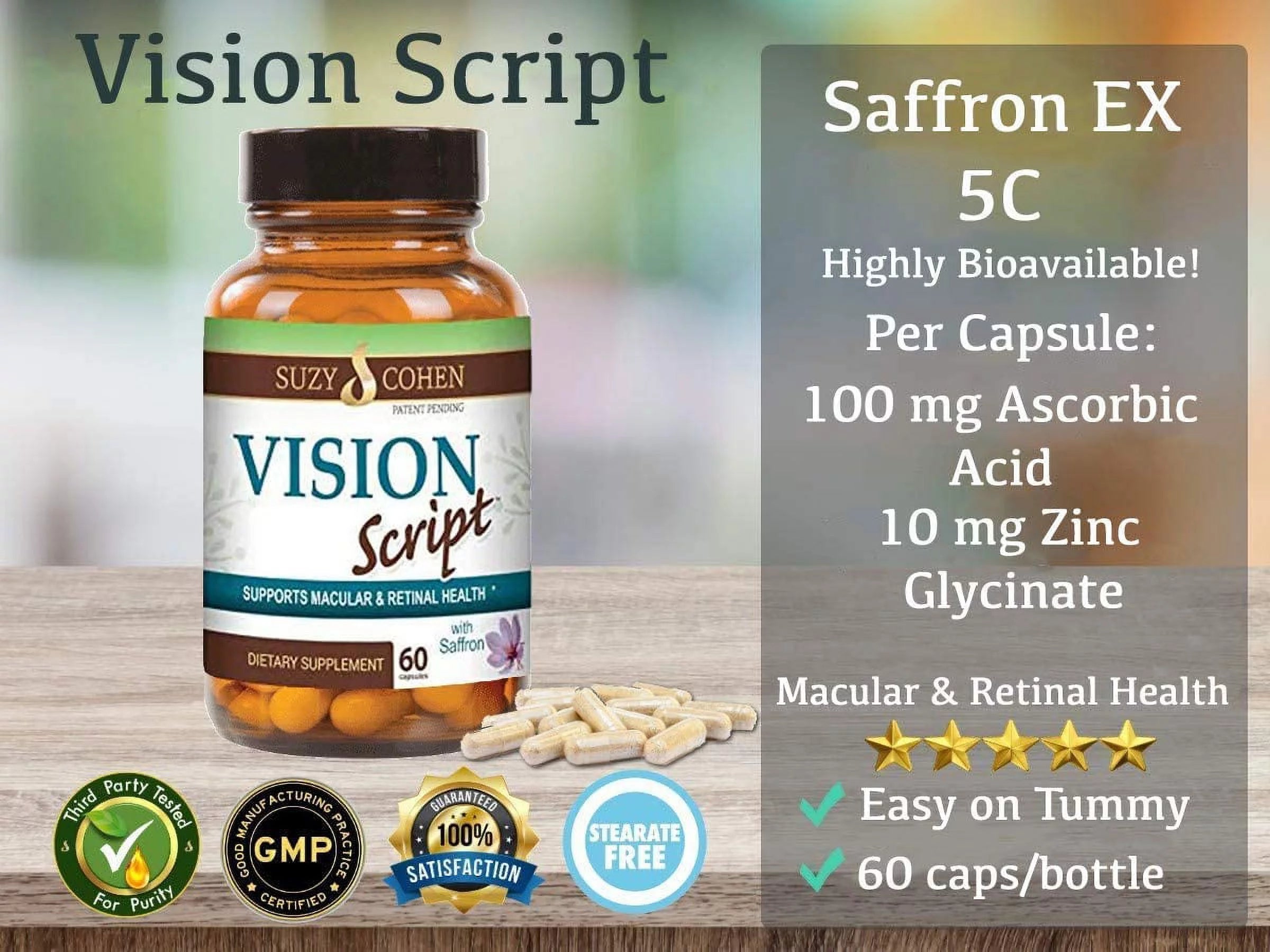 Saffron and Lutein Eye Health Capsules U956186