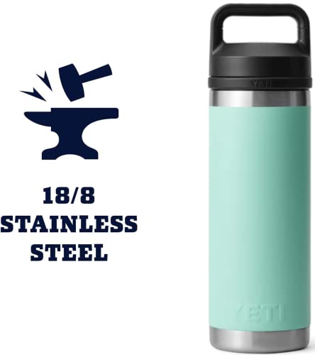 18 oz Vacuum Insulated Stainless Steel Bottle with Chug Cap E63440