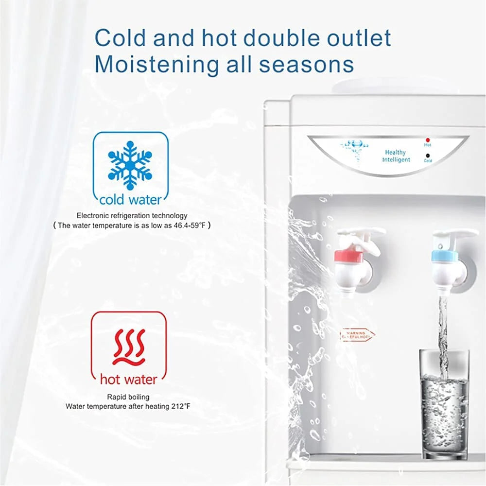 Hot & Cold Water Dispenser with Child Safety Lock and Storage Cabinet F96656