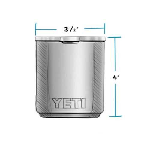 Vacuum Insulated Stainless Steel Stackable Lowball with Lid, 10 oz P764067