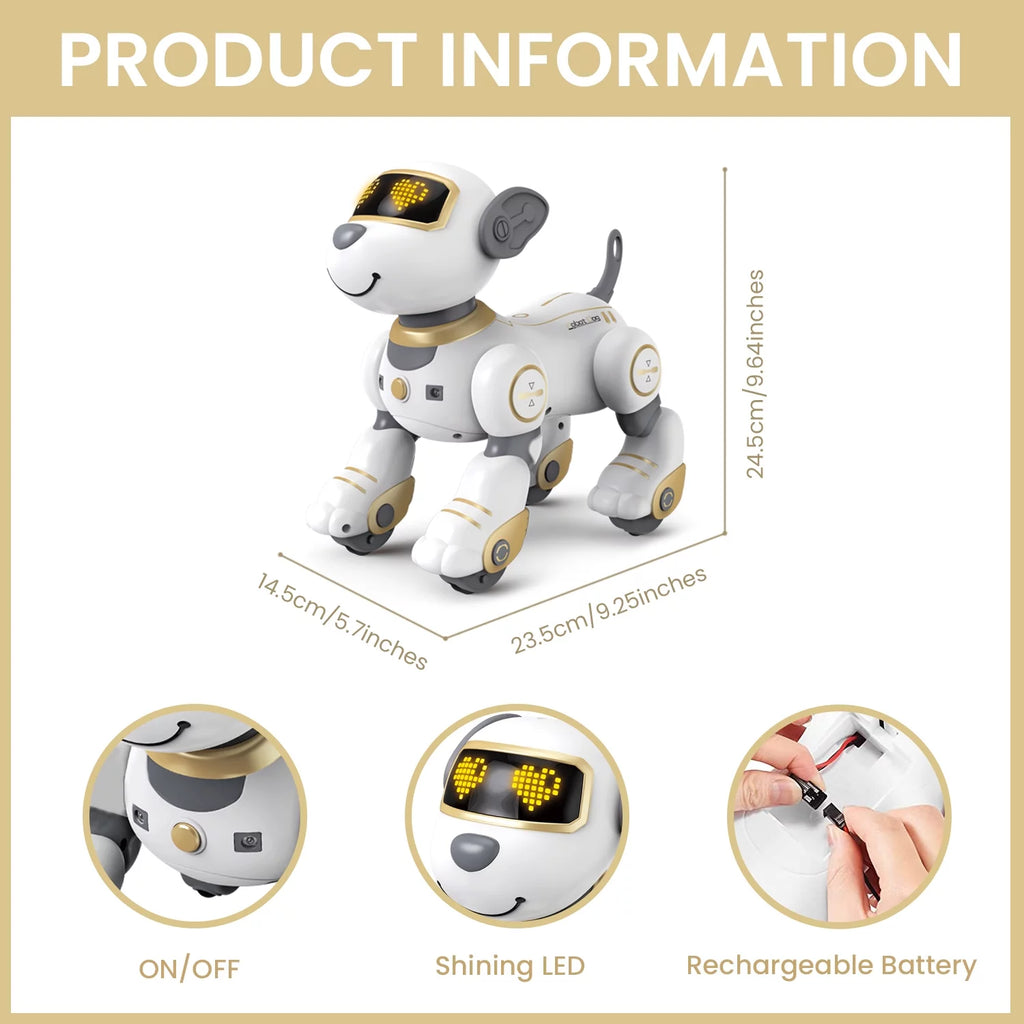 Remote Control Robot Dog for Kids Interactive Robotic Pet D6522