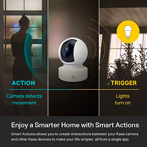 Indoor Pan/Tilt Smart Security Camera, 1080p HD with Night Vision and Motion Detection V470