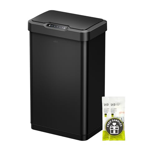 Touchless Motion Sensor Trash Can, 13.2 Gallon, Brushed Stainless Steel A497976