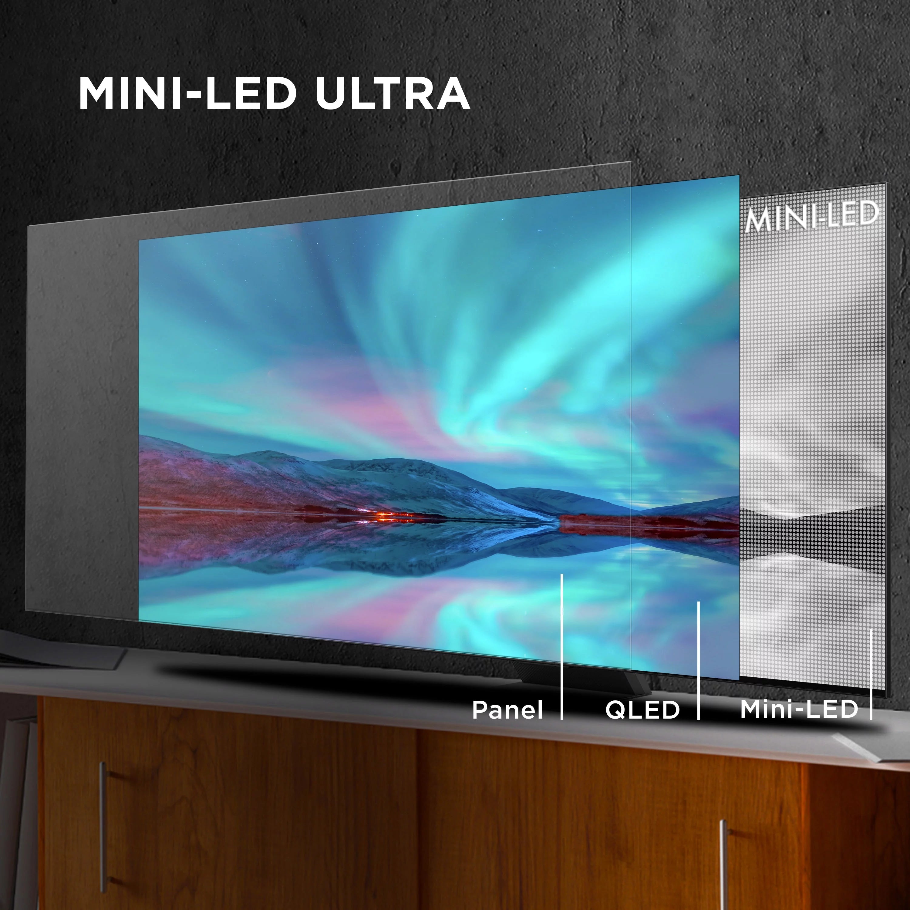 65" Class 4K Mini-LED QLED Smart TV with 120Hz, Dolby Vision HDR, and Google TV V87610