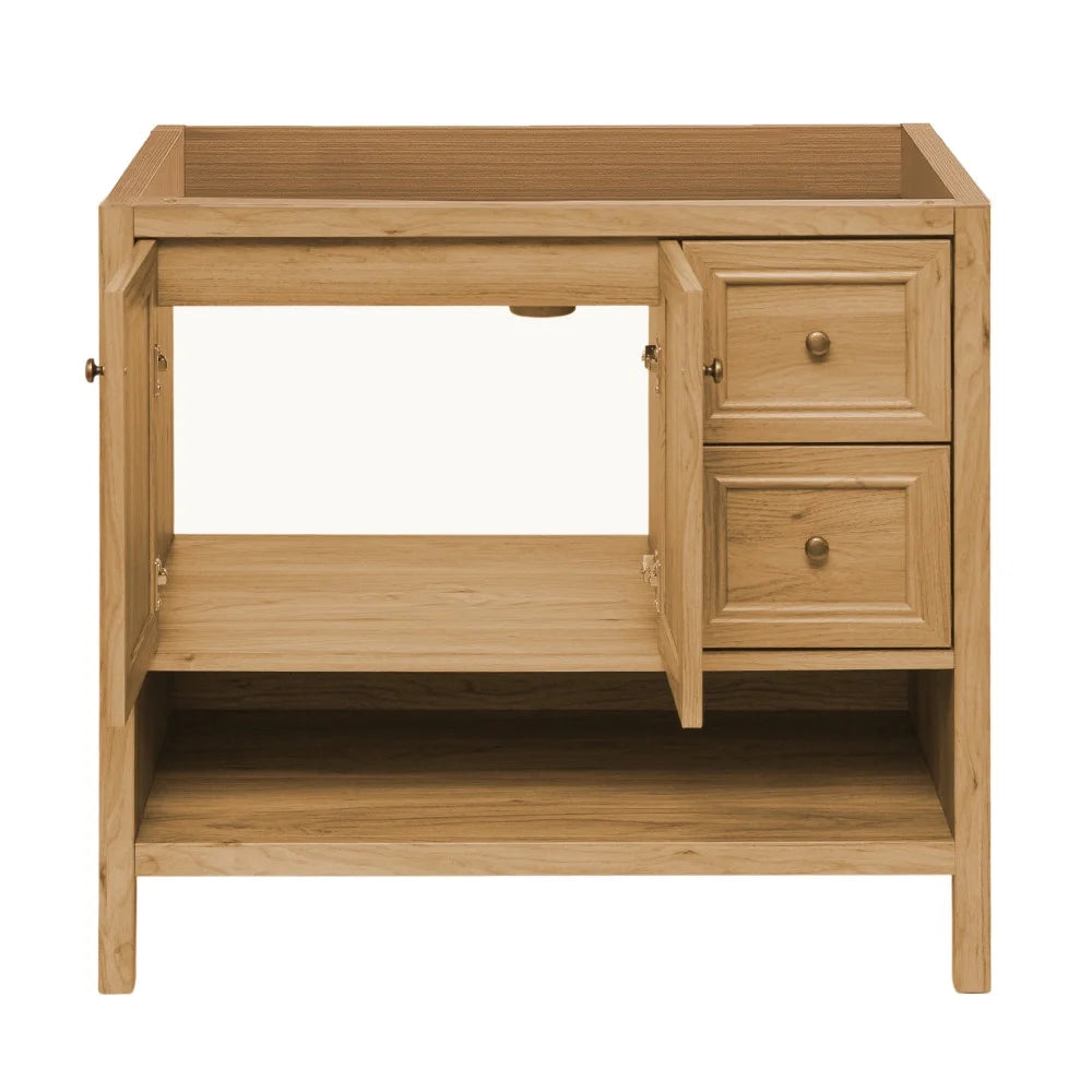 36" Bathroom Vanity in Natural Oak D4303
