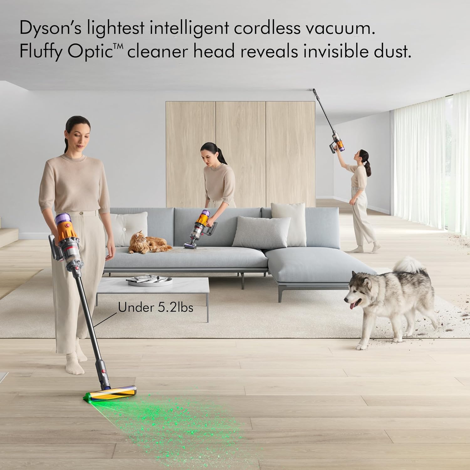 Cordless Vacuum Cleaner, Yellow/Iron W8687