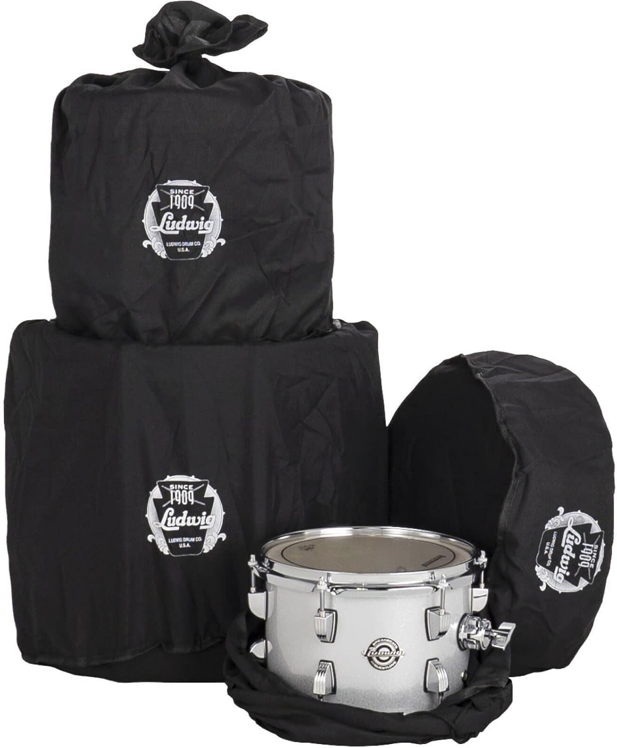 4-Piece Drum Set Shell Pack, Silver Sparkle B959715