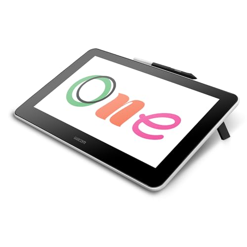 Wacom One 12 Drawing Tablet with Screen (2023), Full-Laminated 11.6” HD Screen Graphics Monitor, Works with Mac, PC & Chromebook for Drawing, Photo/Video Editing, Design, & Education