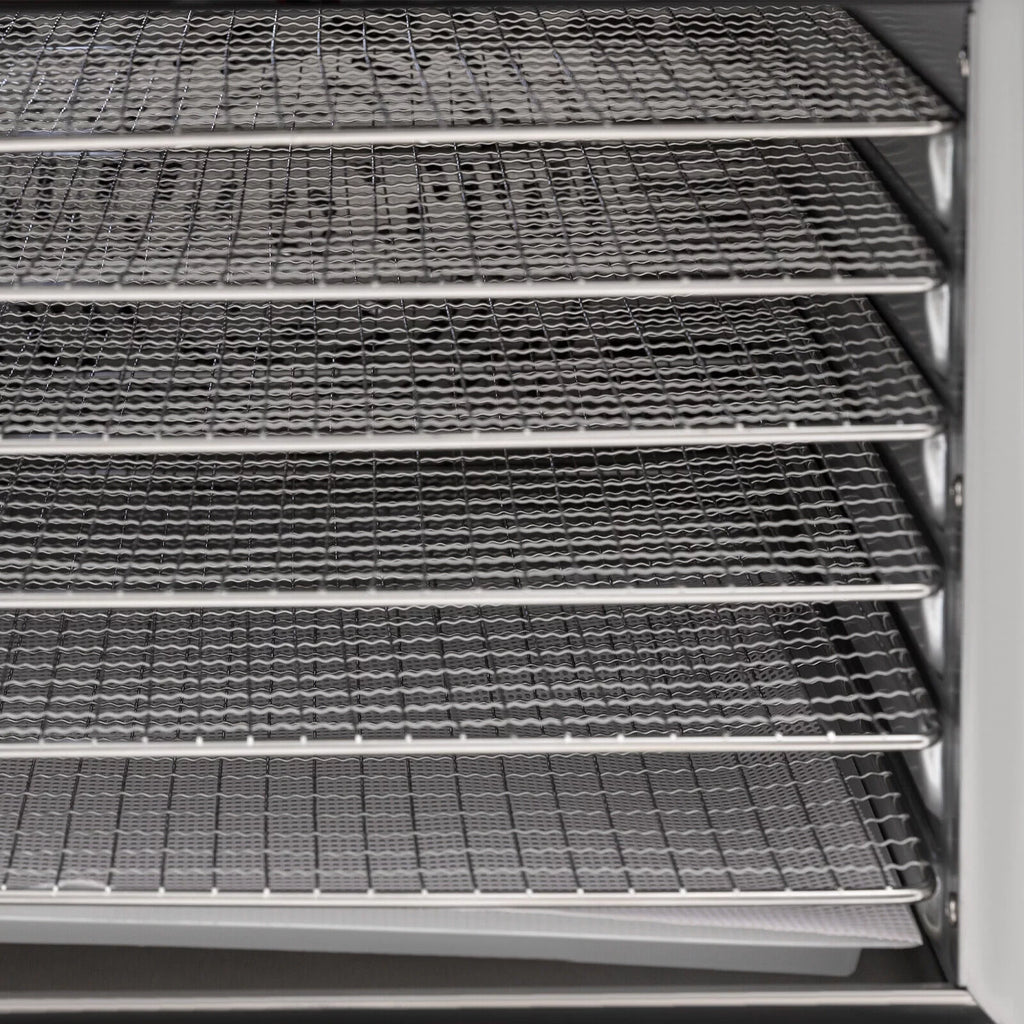6/8 Tray Food Dehydrator Stainless Steel Meat Fruit Vegetable Dryer T69795