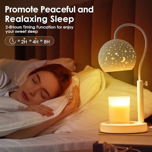 Candle Warmer Lamp with Timer, Remote Control, Dimmable, Height Adjustable Q19362
