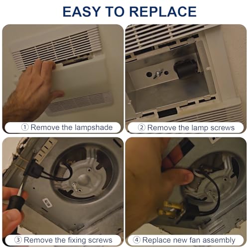 50 CFM Bathroom Fan Motor Replacement 9x9 Q861