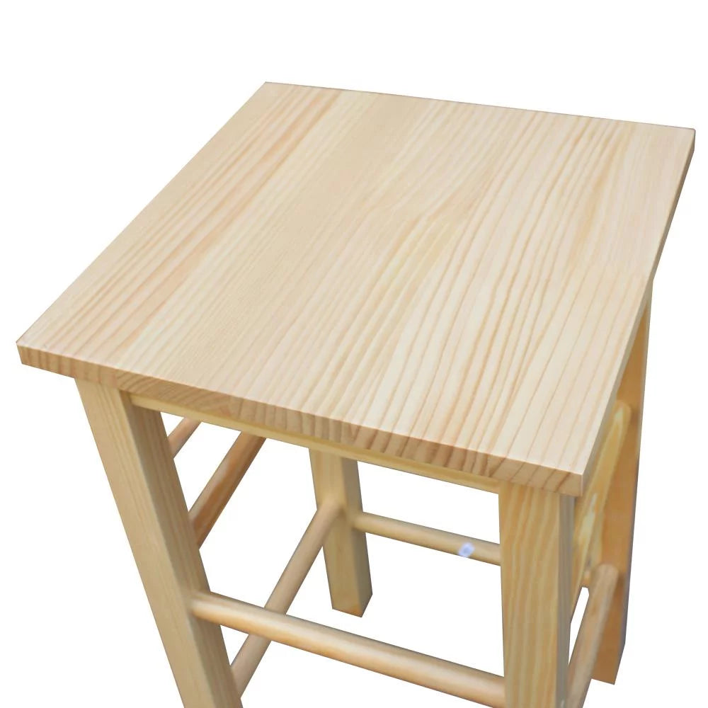 Kitchen Island Rolling Trolley Cart with Stools E6755