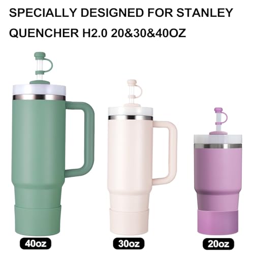 Silicone Spill Proof Stopper Set with Straw Cover Cap for 30oz 40oz Tumbler D5250