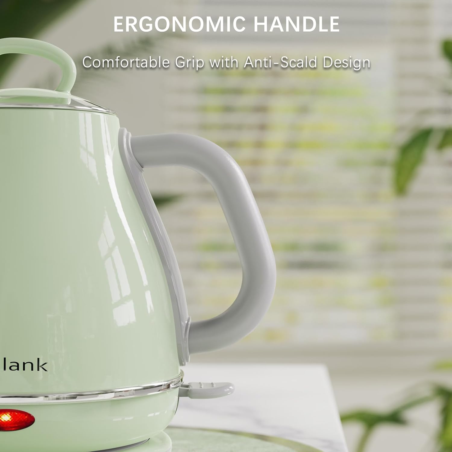 Gooseneck Electric Kettle, 1L Stainless Steel, Auto Shut-Off U23807