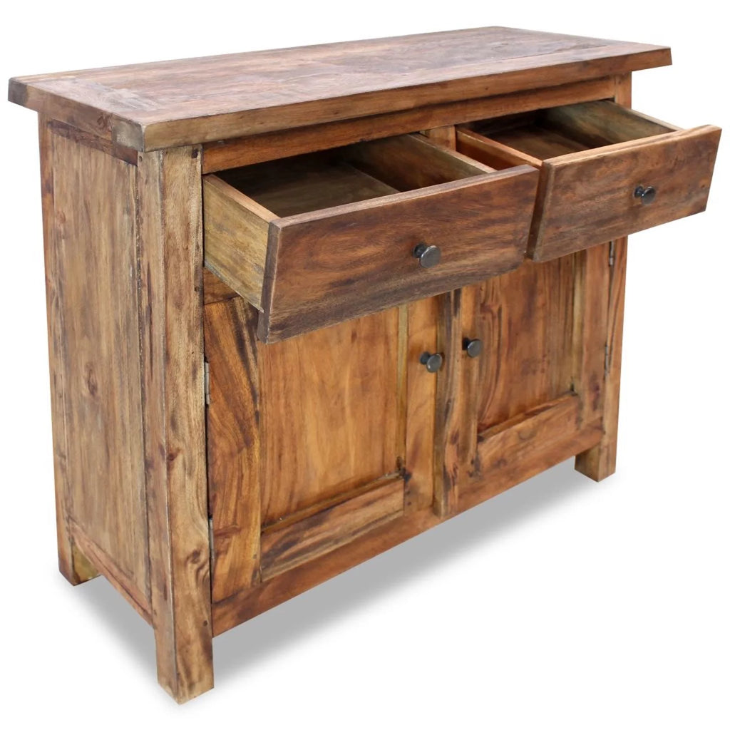 Handmade Sideboard Cabinet with 2 Drawers and Shelf F403