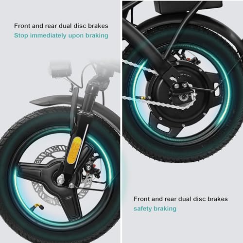 Foldable Electric Bike for Adults, 560W Motor, 48V Battery, 24MPH P514170