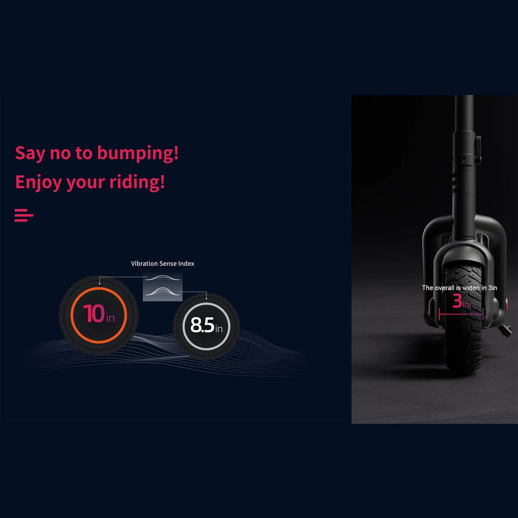 Electric Scooter 500W Motor 10'' Tires Dual-braking G7326