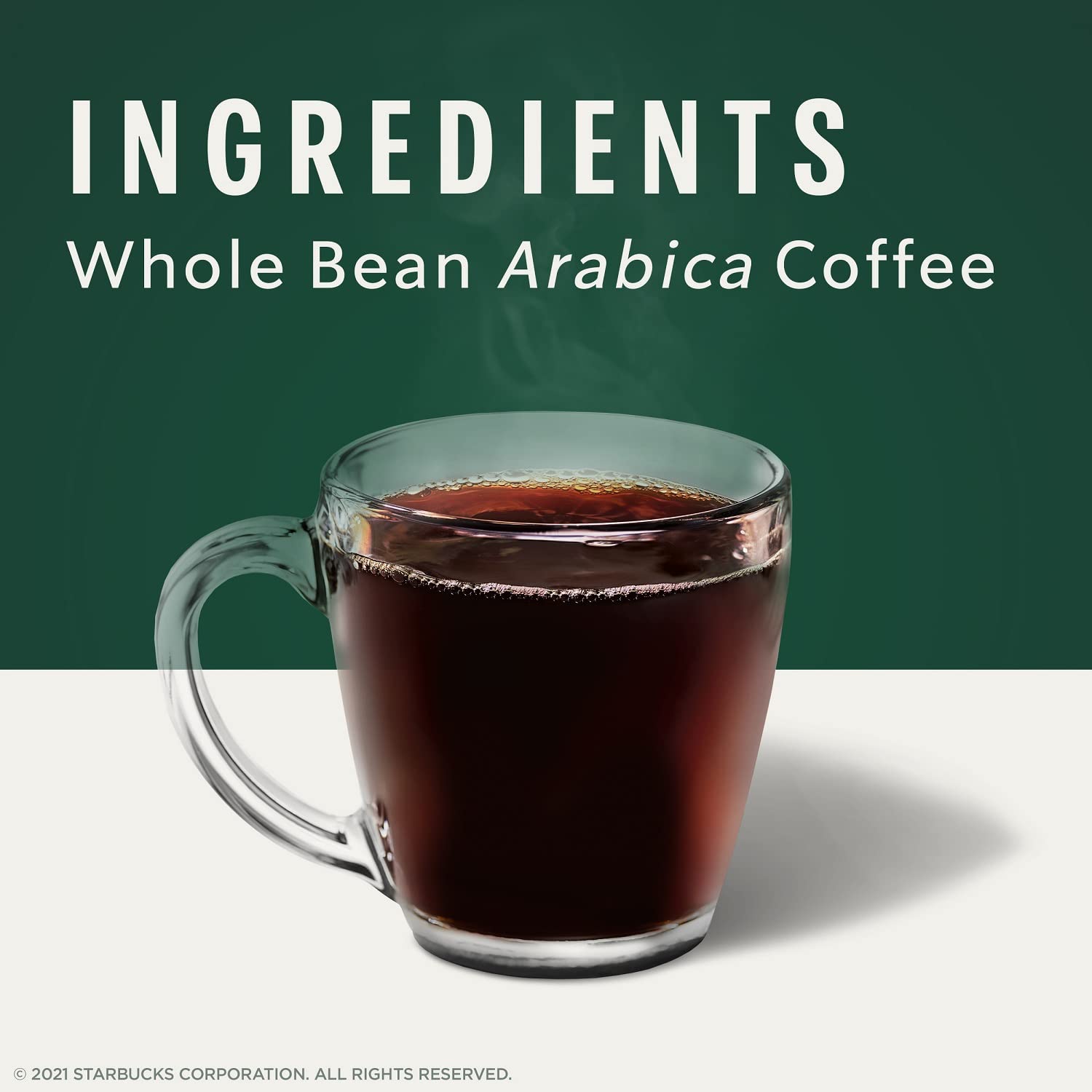 Whole Bean Coffee, Medium Roast, 100% Arabica, 28 oz E313746