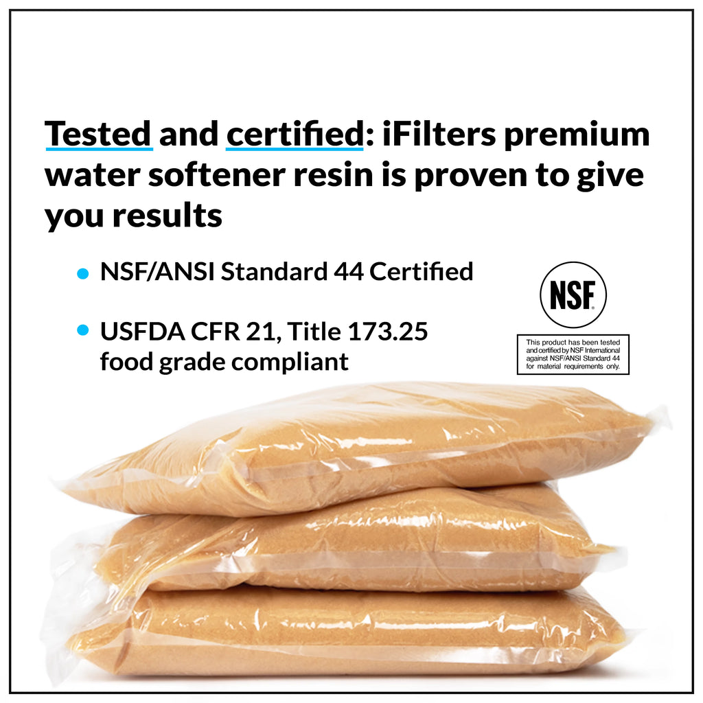 Water Softener Resin Media Replacement Cation 0.25 CuFt H225