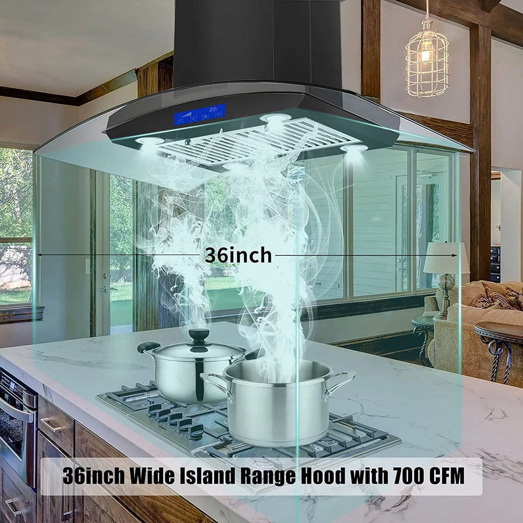 Island Mount Range Hood 36 Inch 900 CFM R510990