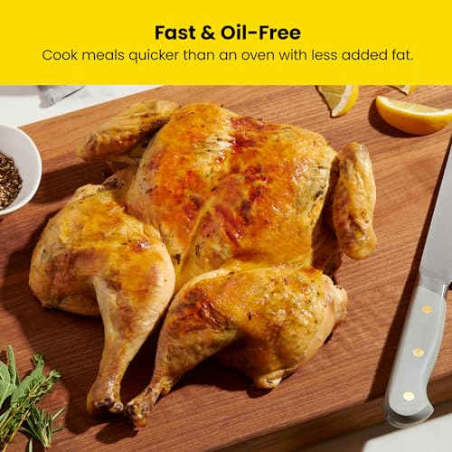 XL 8-Qt Touch Air Fryer, Digital Presets, Nonstick Dishwasher-Safe L9402