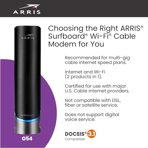 Cable Modem DOCSIS 3.1 Gigabit, 32x8, 4 OFDM Channels M316