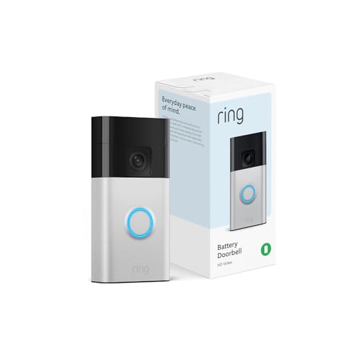 Battery Doorbell with Head-to-Toe Video, Two-Way Talk and Motion Alerts M80107