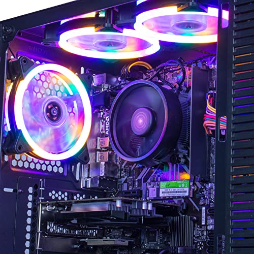 Gaming PC Desktop, AMD Ryzen 5 4500, RTX 3060, 16GB DDR4, 500GB SSD, Win 11 Pro Ready H447548