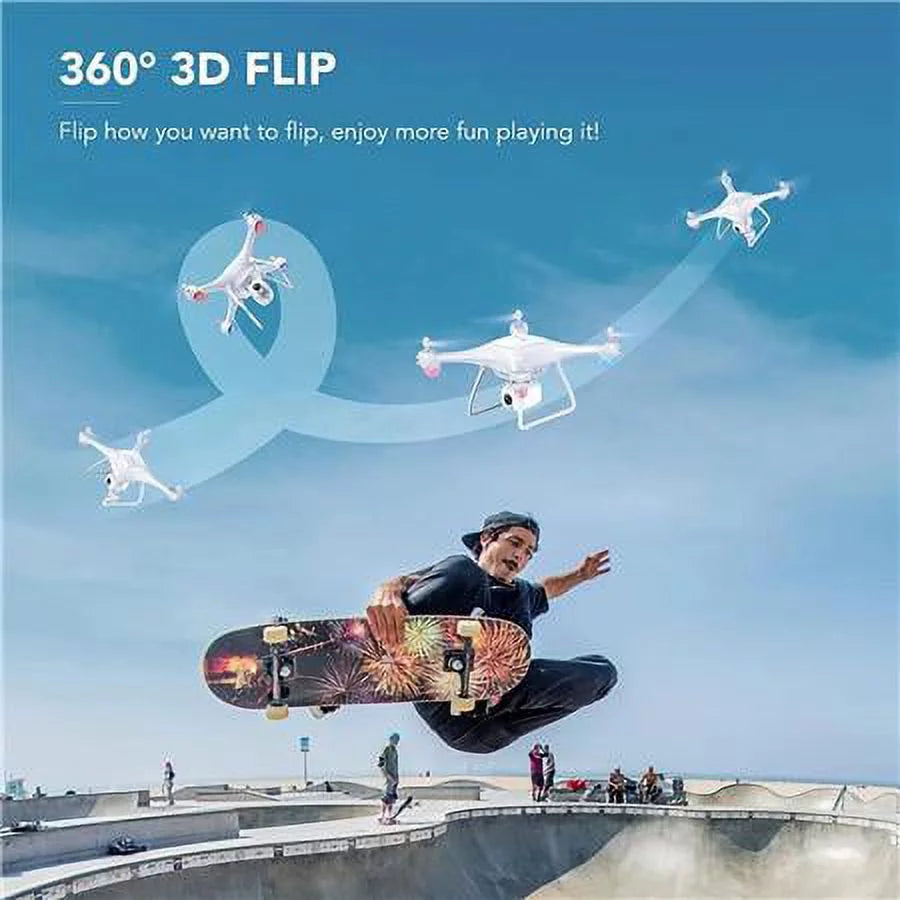FPV RC Drone with 2.7K HD Camera and Carrying Bag Y76395