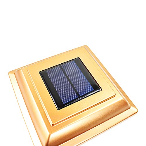 12 Pack White Outdoor Solar LED Post Cap Light for Deck Fence Garden N9376