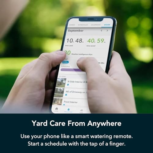 Smart WiFi Sprinkler Controller 8-Zone Irrigation Remote Control D14688