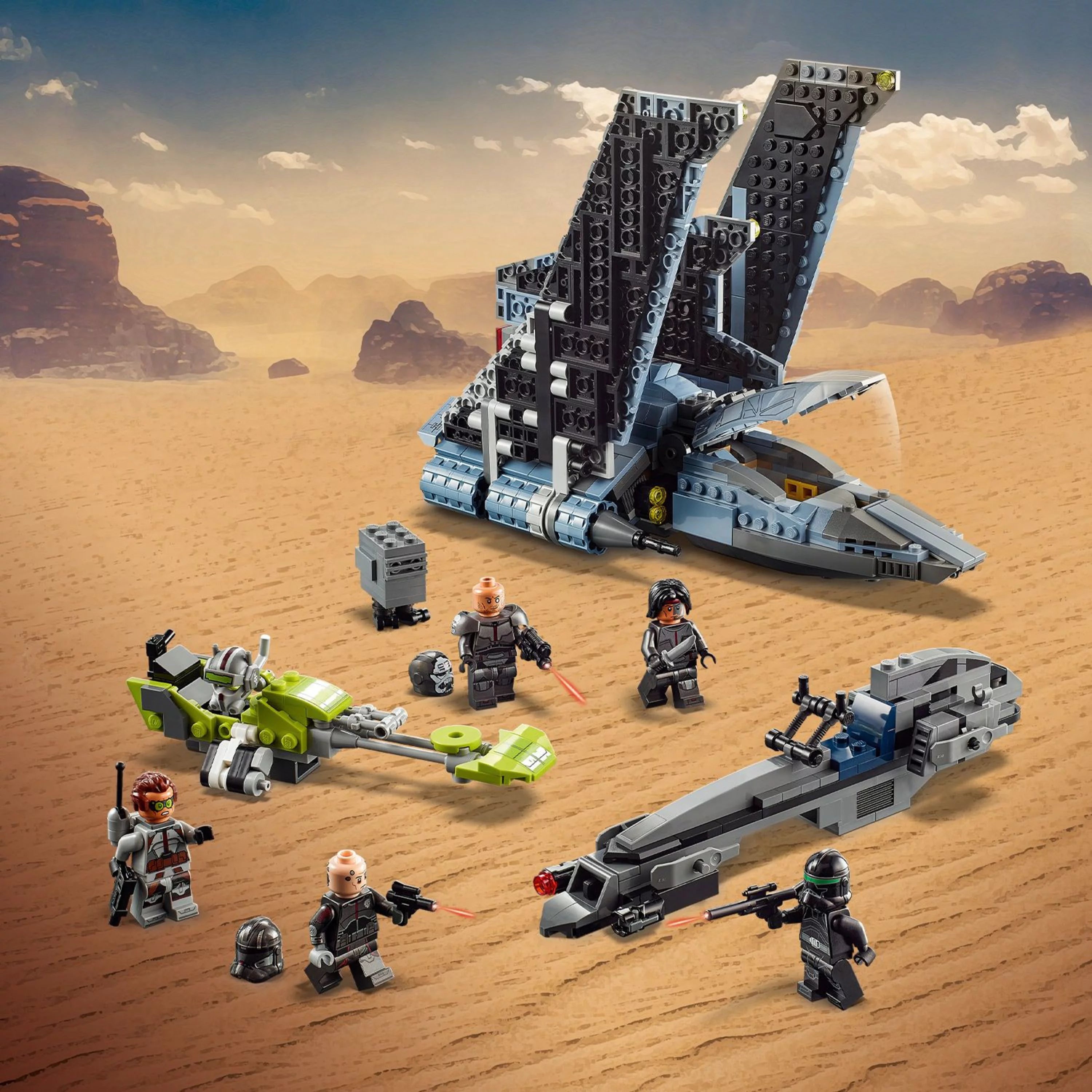 Star Wars The Bad Batch Attack Shuttle Building Toy Set (969 Pieces) O114116