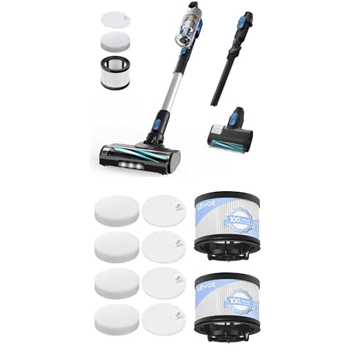 Cordless Stick Vacuum Cleaner with Tangle-Resistant Design, 50-Minute Runtime T113949