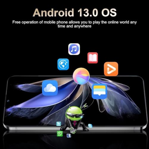 Unlocked Smartphone 4GB 64GB Android 13 6.72" 6000mAh Dual SIM Purple K162