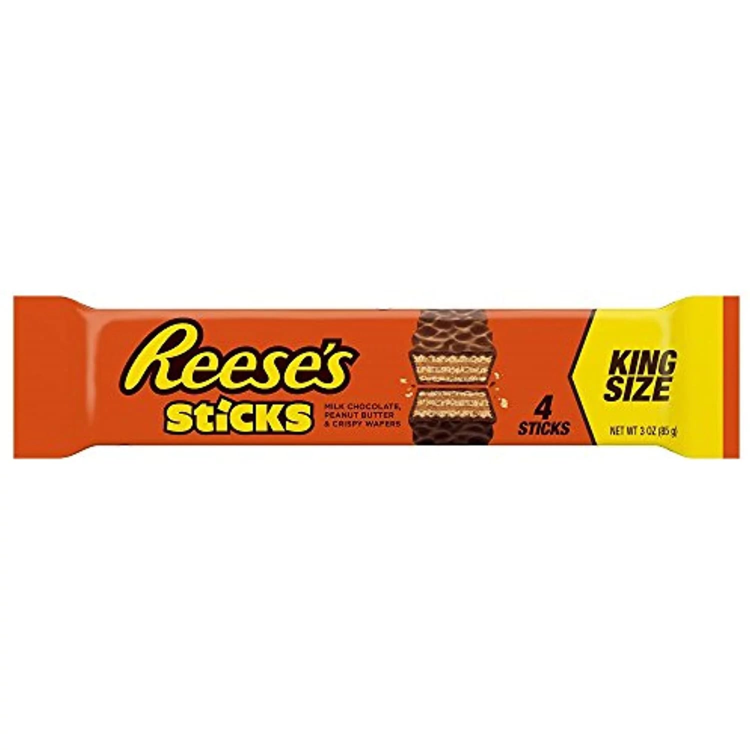 Peanut Butter Candy Sticks, King Size (Pack of 24) F496