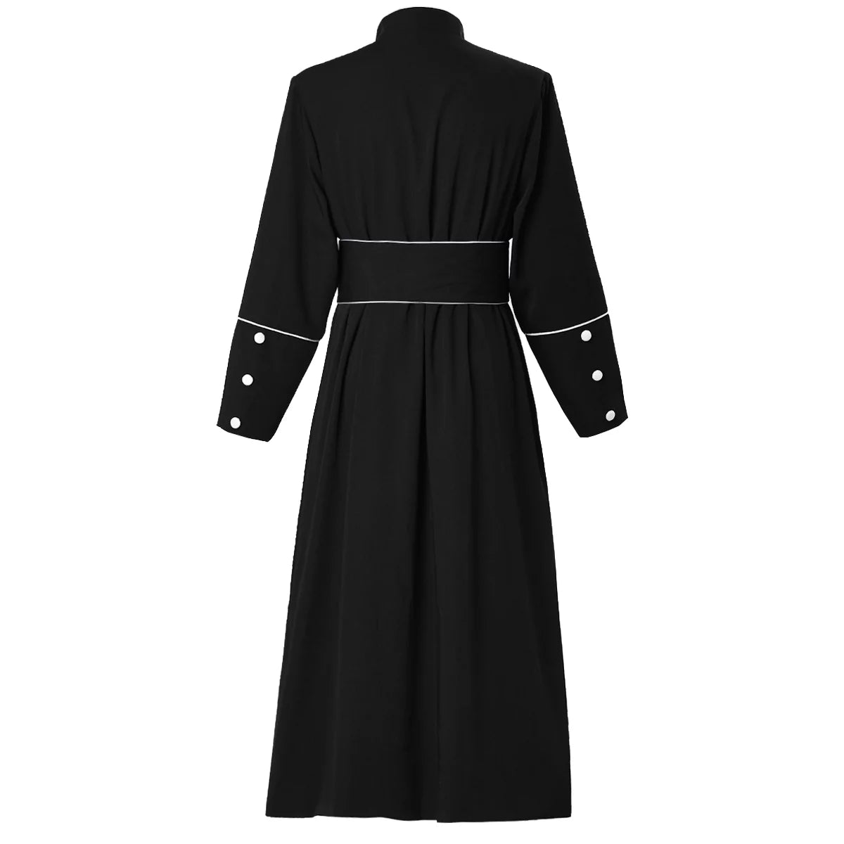 Men's Priest Cassock Pastor Robe with Belt V29255