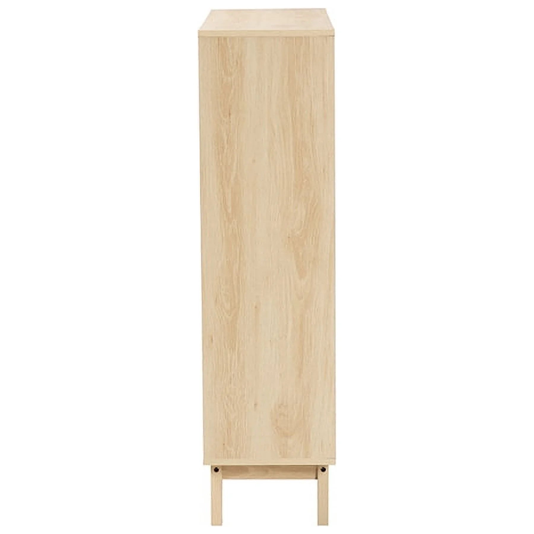 Oak Brown Wood Bookshelf T9762