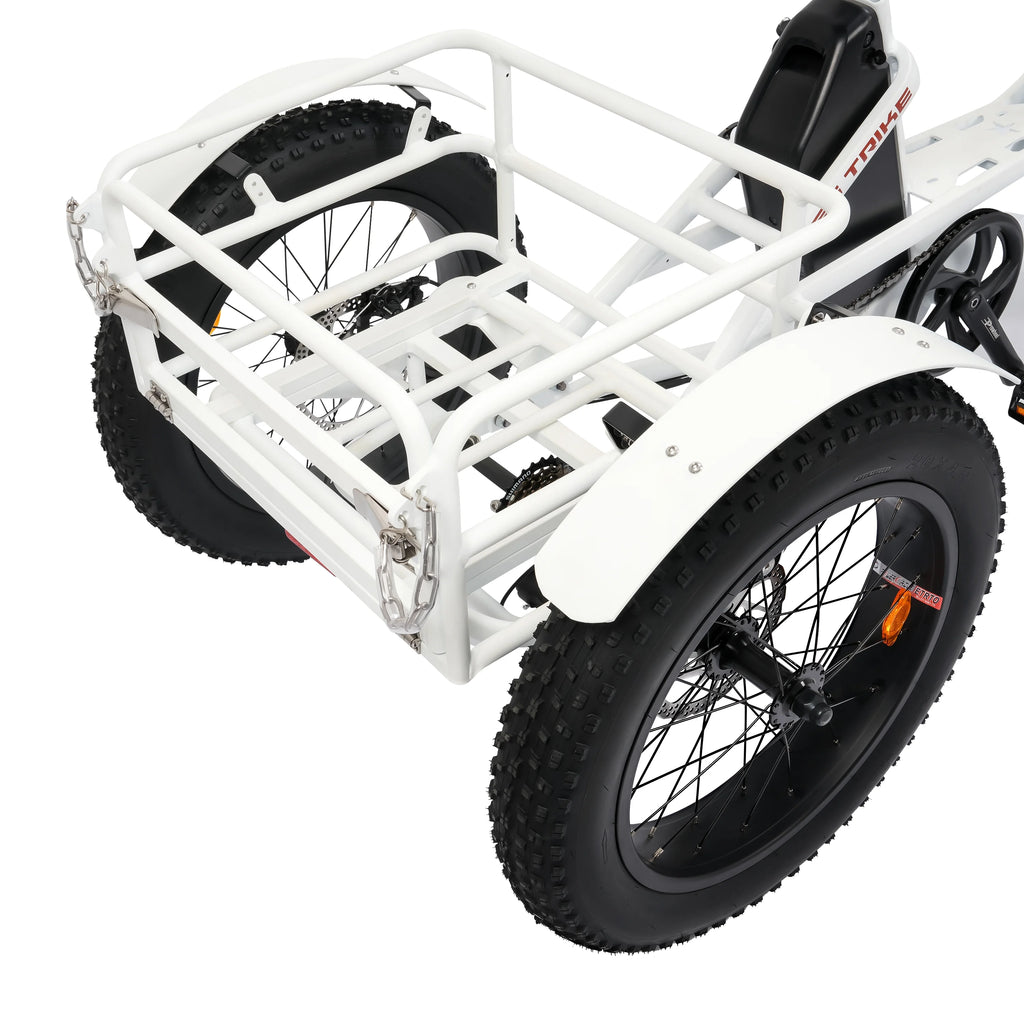 Electric Tricycle for Adults with Basket, 750W 48V, 3-Wheel Step-Thru H8104