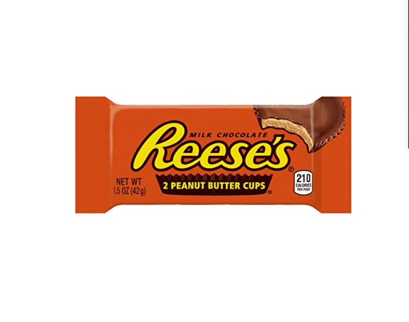 Milk Chocolate Peanut Butter Cup Candy, 1.5 oz, 36-Pack N628978