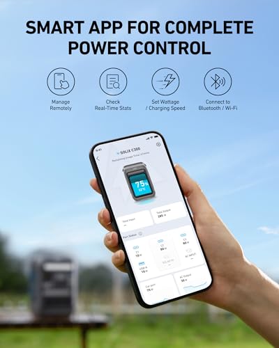 Portable Power Station 288Wh LiFePO4 Battery, 300W Solar Generator with 60W Solar Panel J440