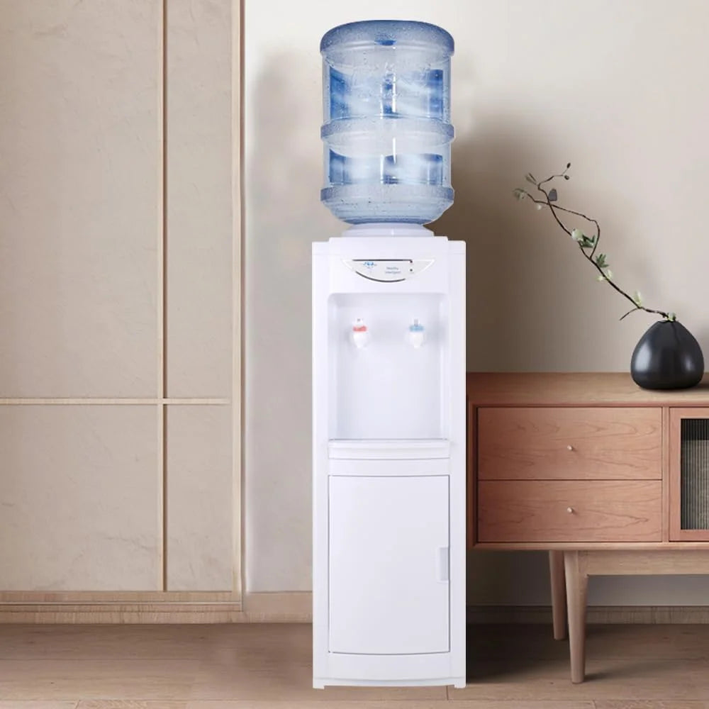 Hot & Cold Water Dispenser with Child Safety Lock and Storage Cabinet F96656