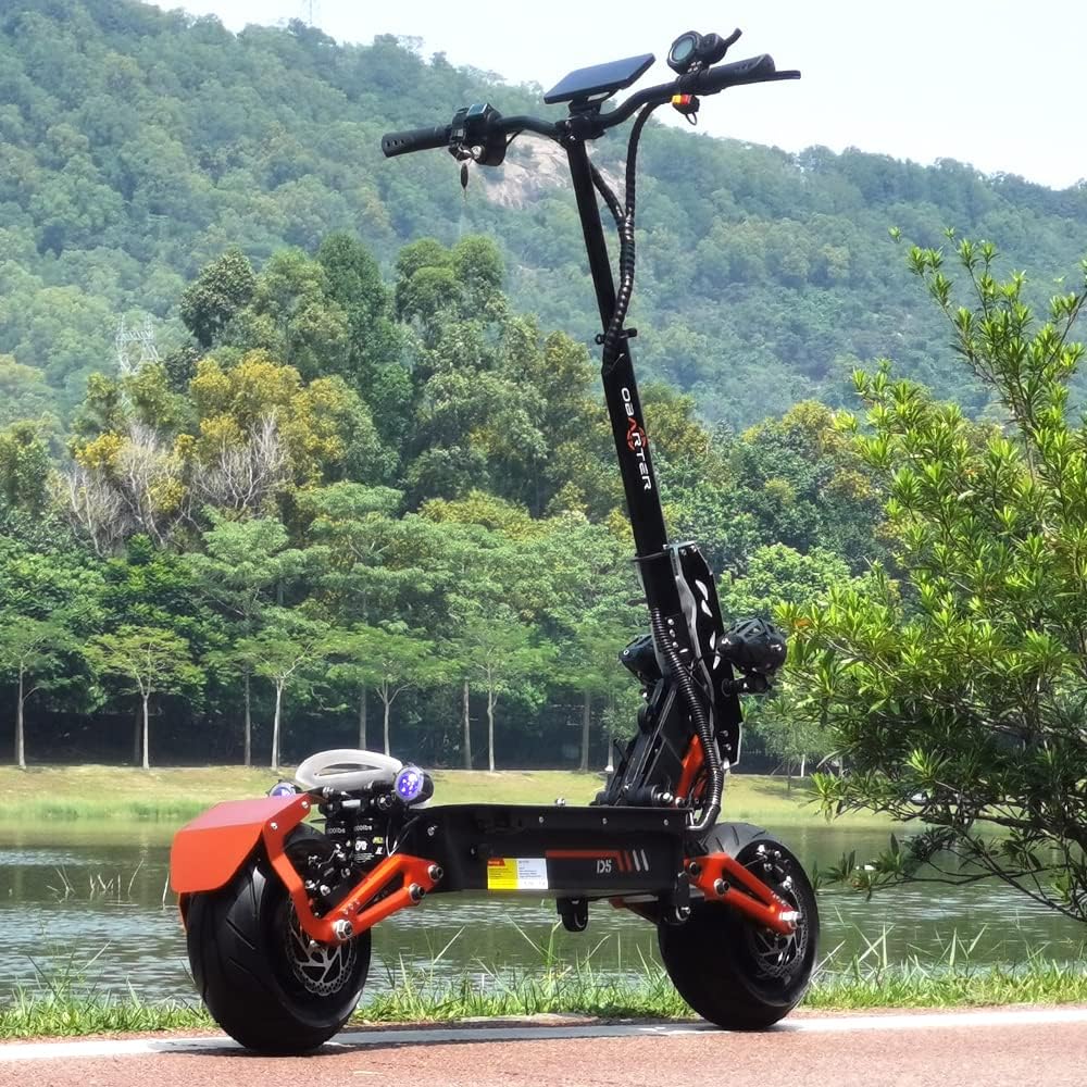 Foldable Electric Scooter with Seat, Dual Motor, Off-Road Tires Z11079
