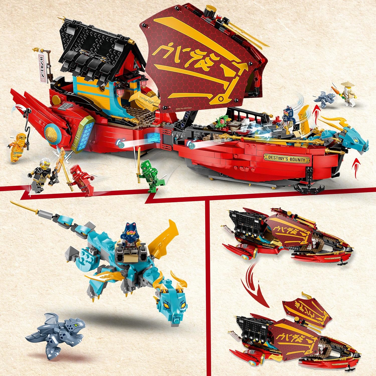 Ninjago Aerial Battleship Bounty Building Toy Set L181658