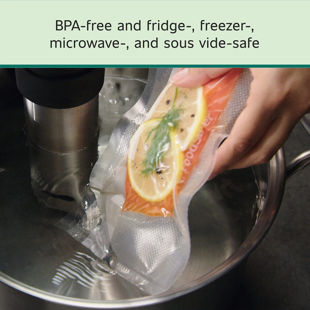 1 Quart Vacuum Sealer Bags for Food Storage and Sous Vide, 44 Count U6761