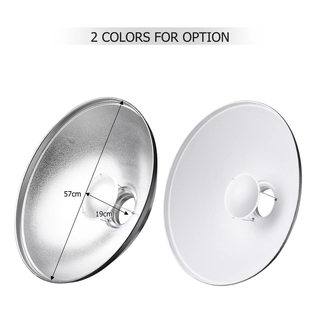 22 Inch Beauty Dish Reflector Diffuser with Honeycomb Soft Cloth F1637
