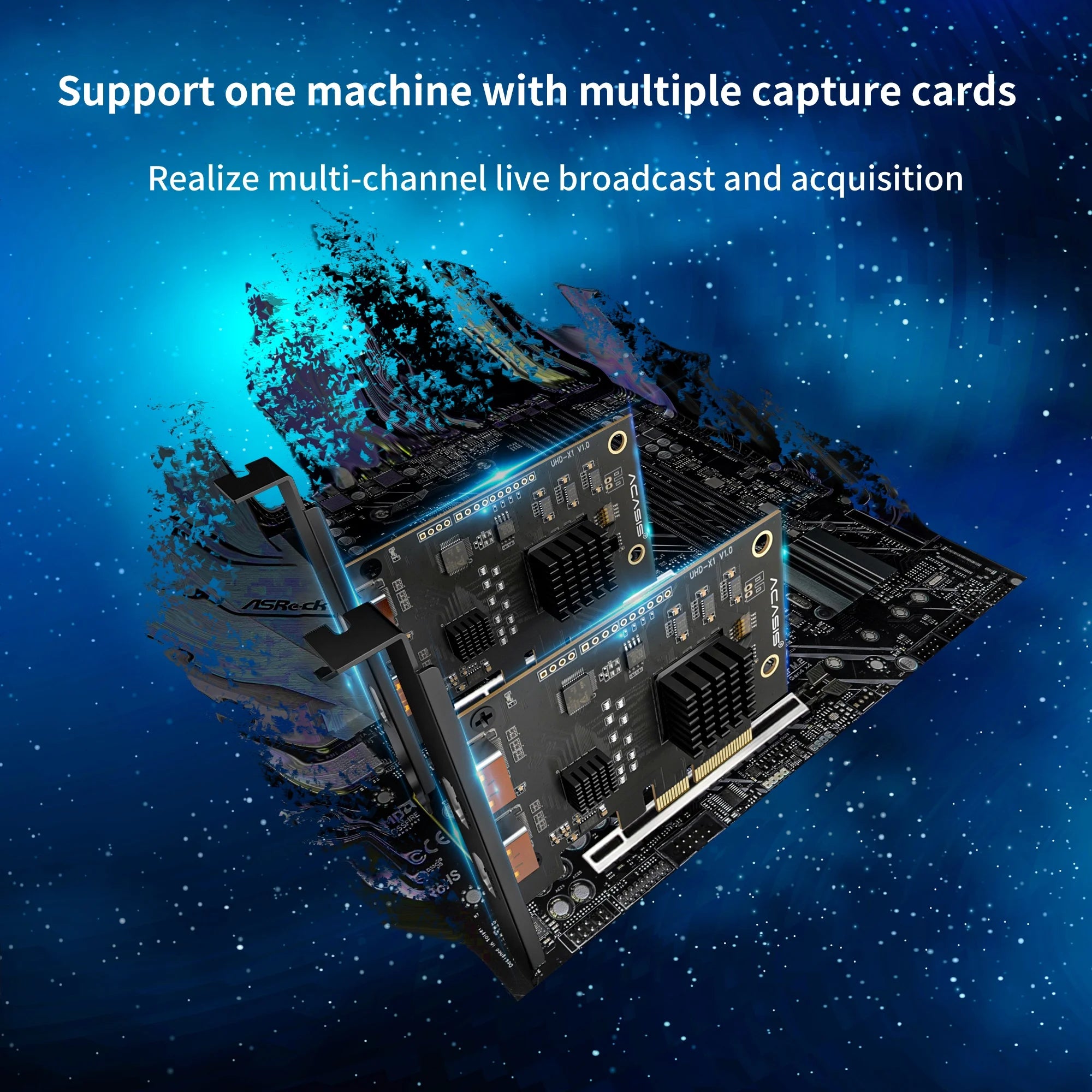 4K60HZ PCIe X4 Video Capture Card for Live Streaming N4150