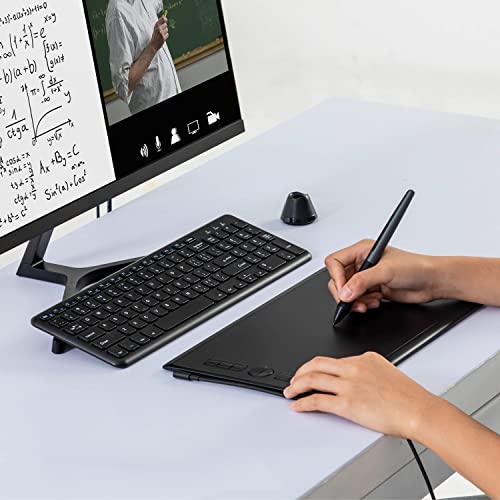 Drawing Tablet with Battery-Free Stylus 8192 Pressure Sensitivity for Digital Art T659484